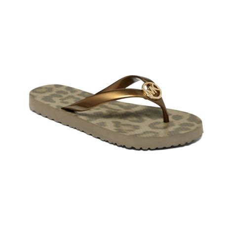 michael kors flip flops in gold|Michael Kors flip flops clearance.